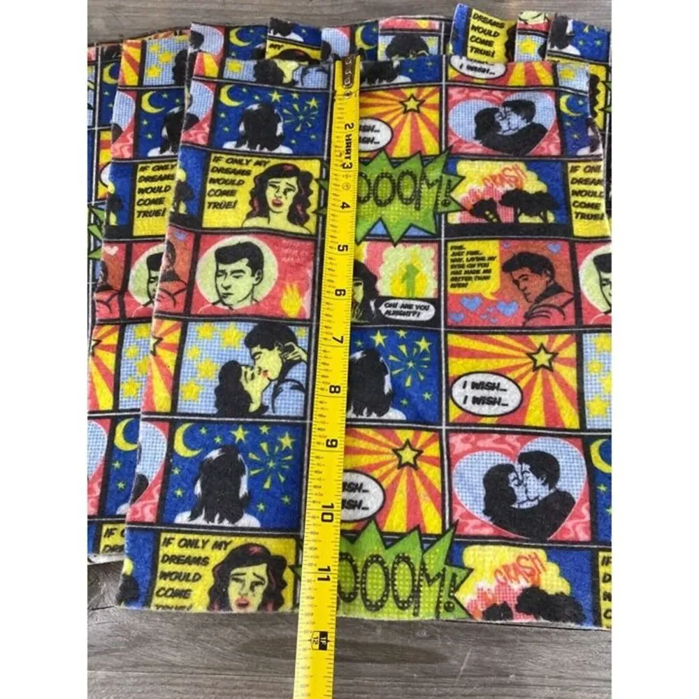 Lot Of 13 Colorful Comic Book Felt Sheets 9x12in Crafts Art Class